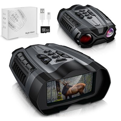 3.7V デジタル充電可能な夜間視野 探査用双眼鏡 1080P 赤外線