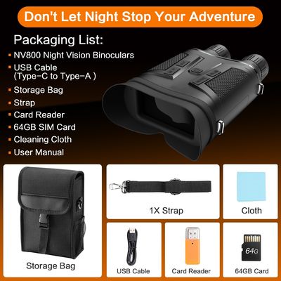 デジタル赤外線夜間視野用双眼鏡 大人用 SDカード 4GB 64GB 夜間用双眼鏡