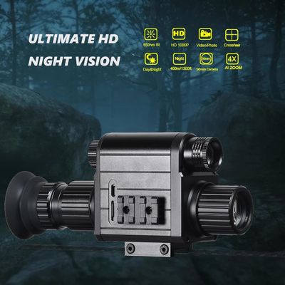 M5 デジタル 1080P デイ&amp;ナイト ビジョン ライフル スコープ 狩猟 モノキュラー カメラ 850 nm IR (M5-50-IR940-GP)