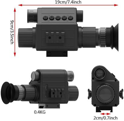 M5 デジタル 1080P デイ&amp;ナイト ビジョン ライフル スコープ 狩猟 モノキュラー カメラ 850 nm IR (M5-50-IR940-GP)